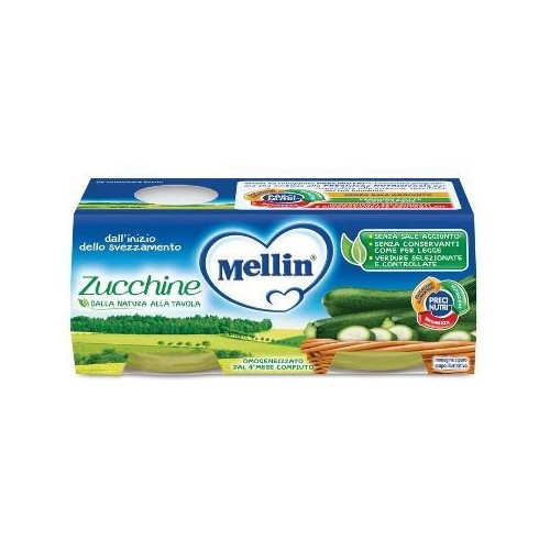 MELLIN OMOGENEIZZATO ZUCCHINE 2 X 80 GR
