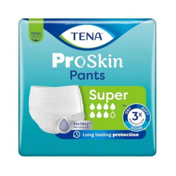 TENA PANTS SUPER XL 12PZ
