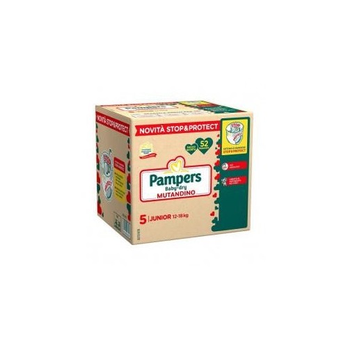 PAMPERS BABYDRY MUTANDINA JUNIOR QUADRIPACK 52 PZ