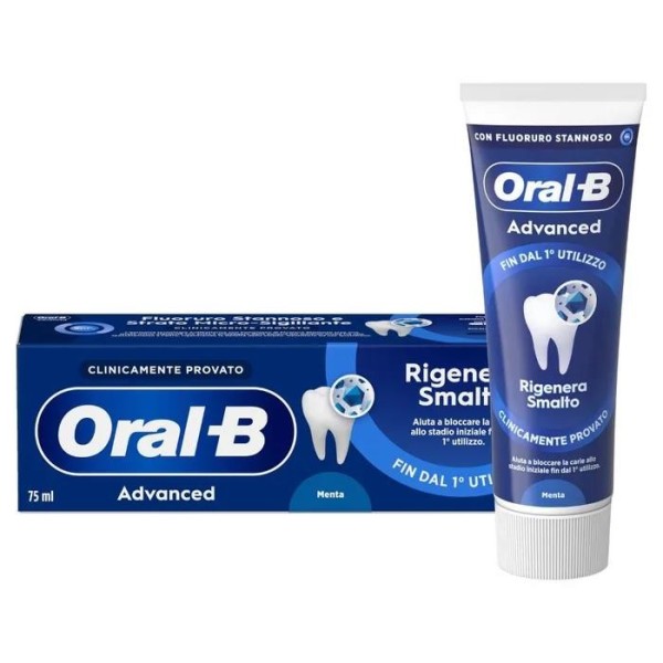 ORAL B DENT.75ML ADVANCED SMALTO MENTA