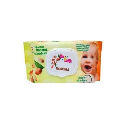 SALVIETTINE DETERGENTI 72 PZ MANDORLA 42 GR.
