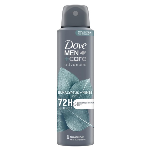 DOVE ADVANCE CARE 72 H SPRAY EUCALIPTO E MENTA 150 ML 