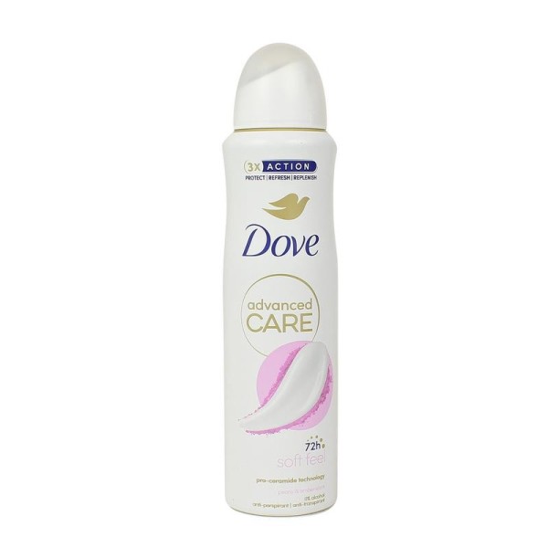 DOVE DEODORANTE SPRAY SOFT FEEL ADVANCED CARE 72 H 150 ML