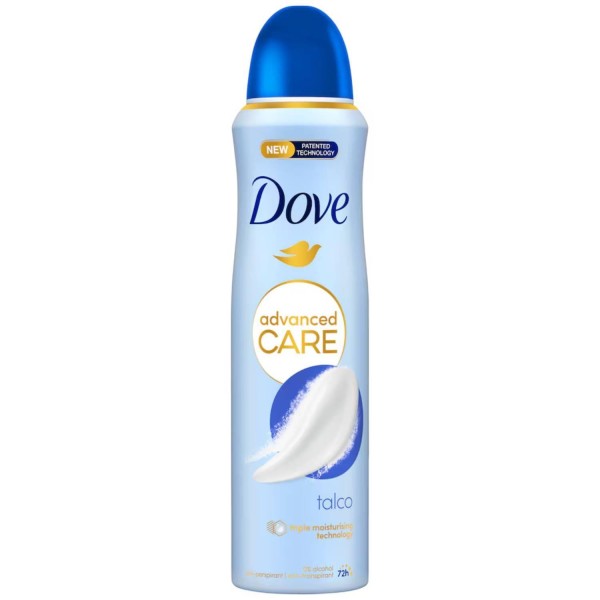 DOVE DEODORANTE SPRAY ADVANCE 72 H  TALCO 150 ML