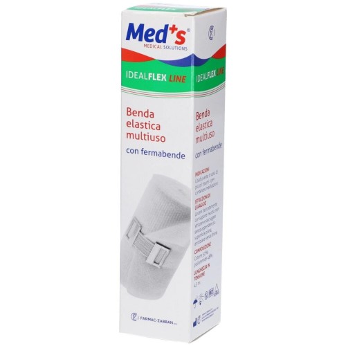 MEDS BENDA IDEALFLEX ELASTICA MONOUSO COTONE E NYLON 6 X 450 CM
