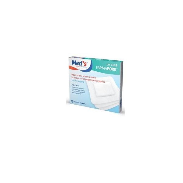 MEDS PORE MEDIC 10X9CM 5PZ