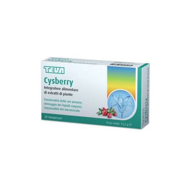 TEVA CYSBERRY 20 COMPRESSE