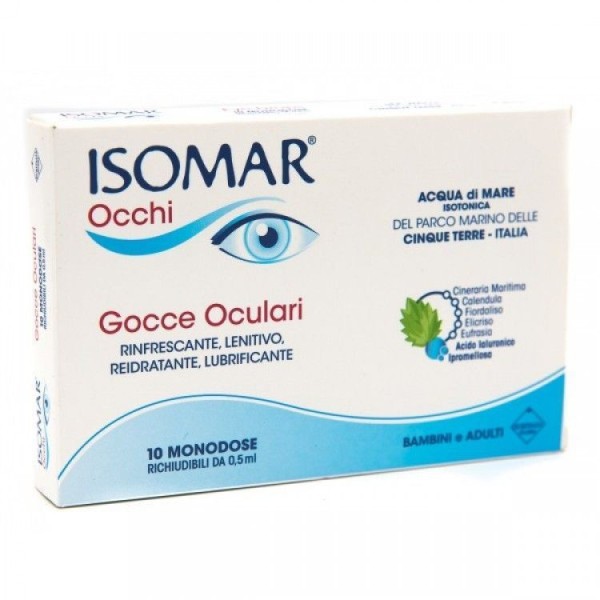 ISOMAR OCCHI 10 MONODOSI GOCCE OCULARI DA 0,5 ML