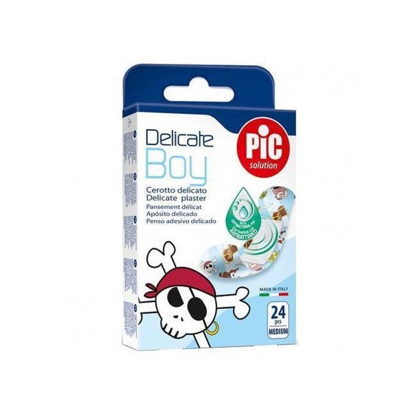 PIC CEROTTO DELICATO BOYS 19 X 72 MM 24 PEZZI