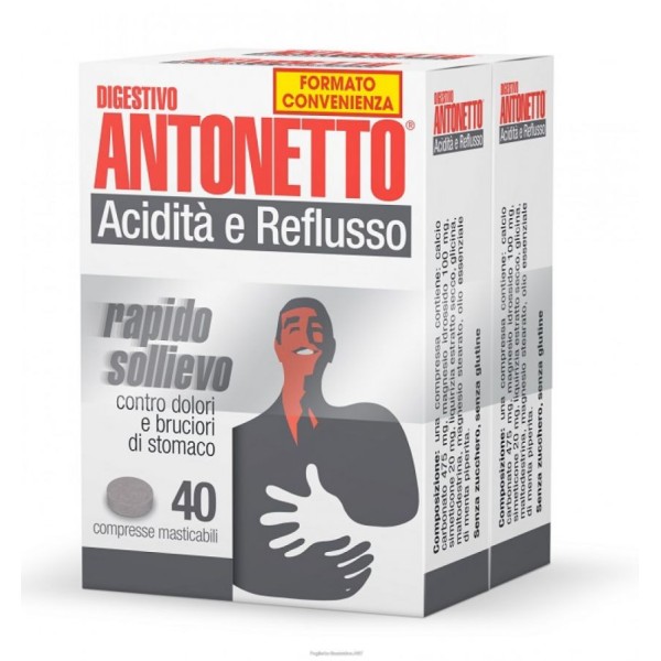 DIGESTIVO ANTONETTO ACIDITA' E REFLUSSO BIPACK