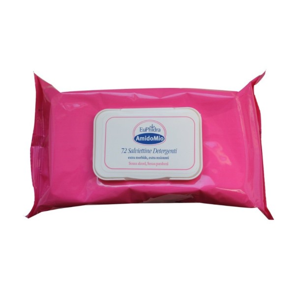 EUPHIDRA AMIDOMIO SALVIETTINE UMIDIFICATE PZ. 72