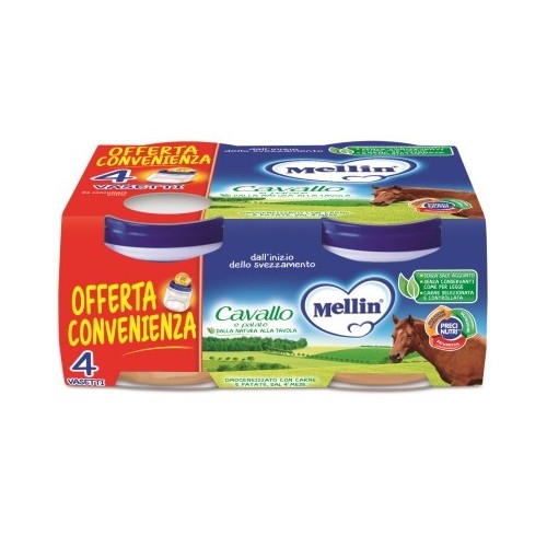 MELLIN OMOGENEIZZATO CAVALLO 4 X 80 GR