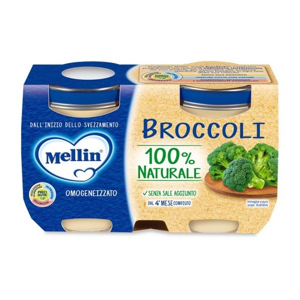 MELLIN OMOGENEIZZATO BROCCOLI 2 X 125 G