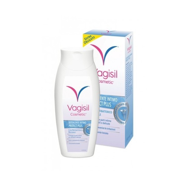 VAGISIL DETERGENTE INTIMO PROTECT PLUS 250 ML + CAMPIONE OMAGGIO VAGISIL GEL LUBRIFICANTE PROHYDRATE COMPLEX 5 GR