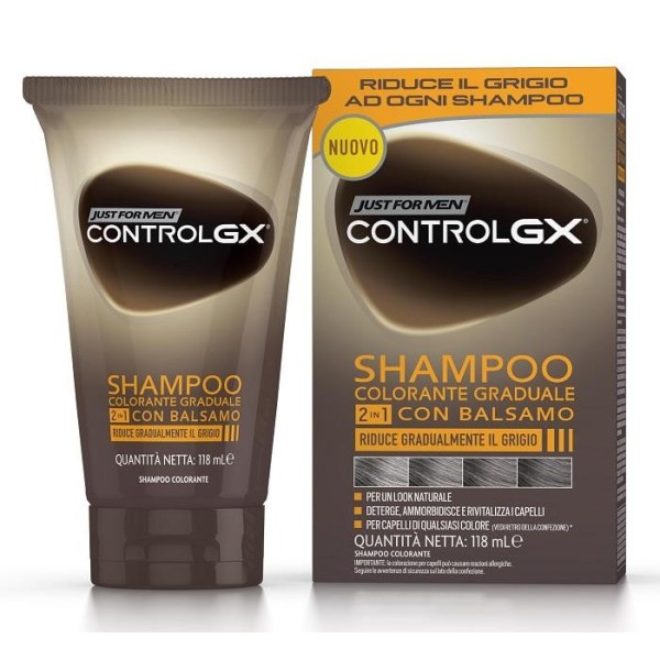JUST FOR MEN CONTROL SHAMPOO BALSAMO COLORANTE GRADUALE