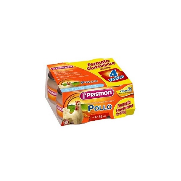 PLASMON OMOG POLLO 4X80G