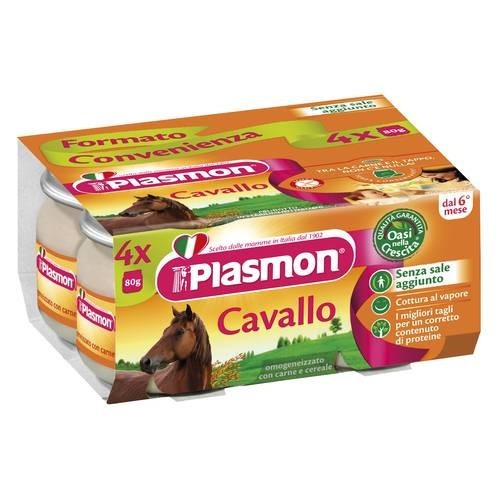 PLASMON OMOG CAVALLO 4X80G