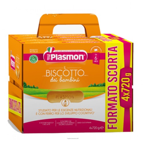 PLASMON BISCOTTO FORMATO 4 X 720 GR