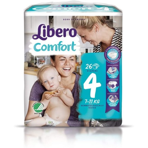 LIBERO COMFORT 4 BAMBINI  7-11 KG 26 PANNOLINI