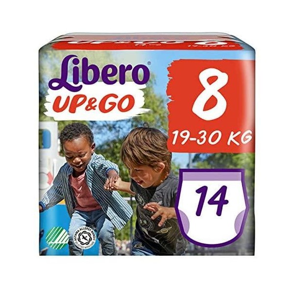 LIBERO UP&GO PANNOLINI 8 19-30 14 PEZZI