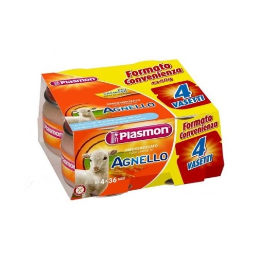 PLASMON OMOGENEIZZATO AGNELLO 4 X 80 GR