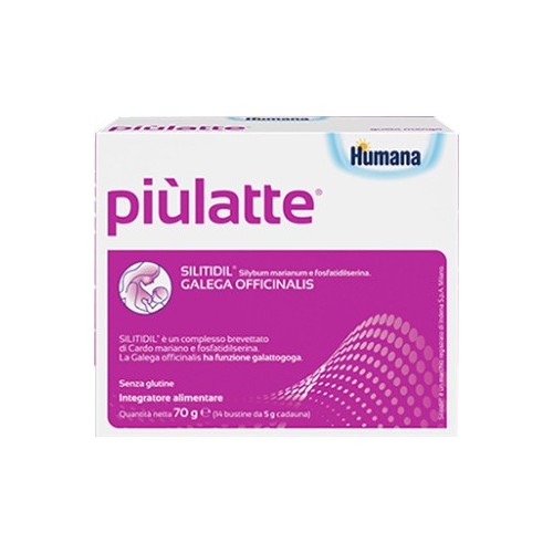 PIULATTE HUMANA INTEGRATORE ALLATTAMENTO 14 BUSTE