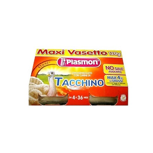 PLASMON OMOG TACCHINO 120GX2PZ