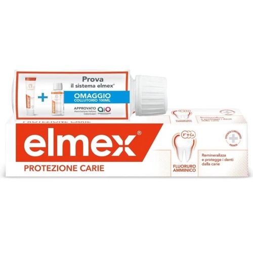 ELMEX DENTIFRICIO PROT CARIE 75ML+COLLUT 100ML