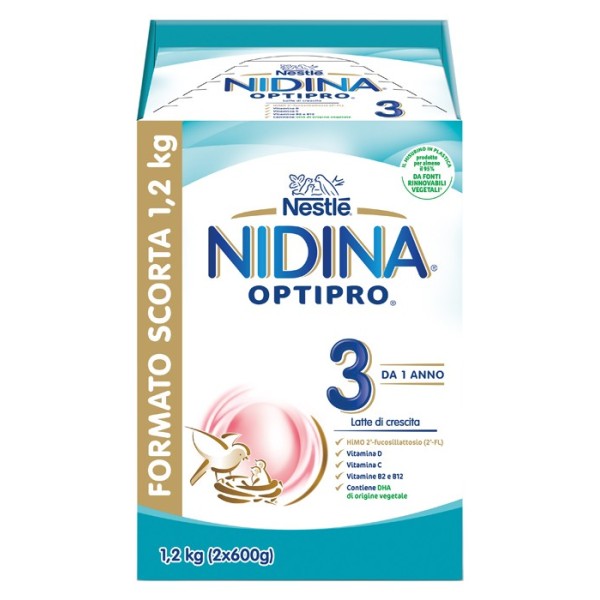 NIDINA OPTIPRO 3 POLV 2PZ 600G