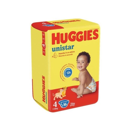 HUGGIES UNISTAR BASE 4 16PZ