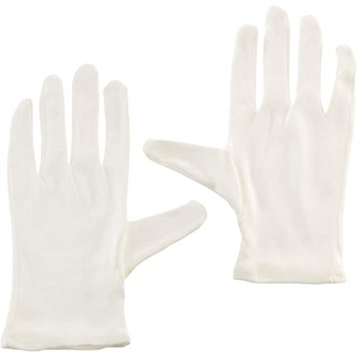 GUANTO COTONE BIANCO TAGLIA 7 IN BUSTA