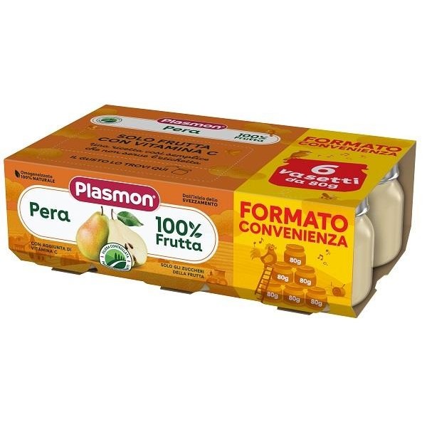 PLASMON OMOG PERA 6X80G