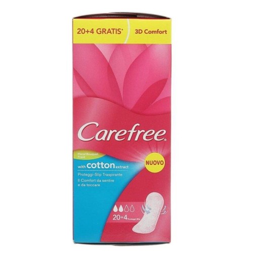CAREFREE SALVASLIP FLORAL BOUQUET 24 PZ 