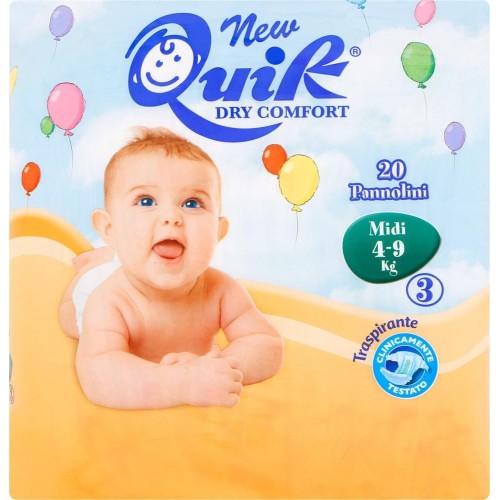 QUIK PANNOLINI MIDI 4/9 KG MISURA 3 