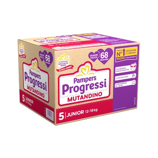 PAMPERS PROG MUT QUADRI J 68PZ