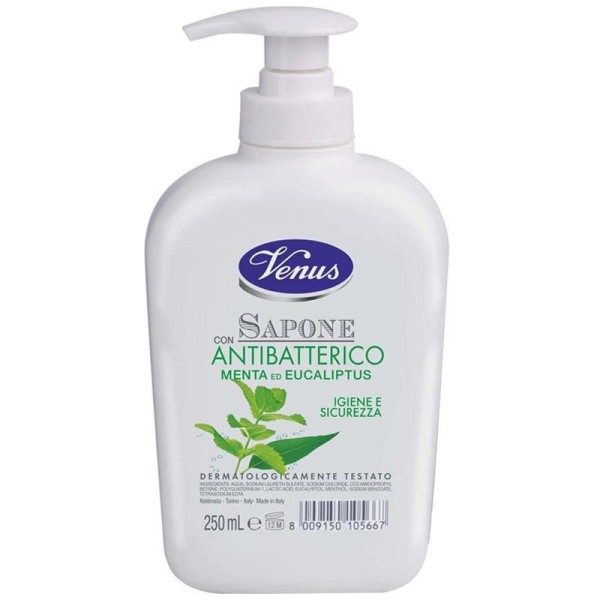VENUS SAPONE LIQUIDO MANI ANTIBATTERICO MENTA ED EUCALIP