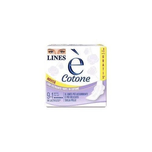 LINES E' COTONE ALI 9+1PZ