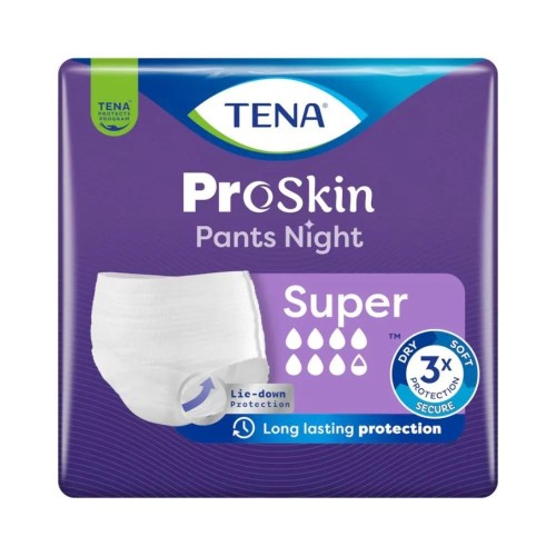 TENA PANTS NIGHT SUPER L 10PZ