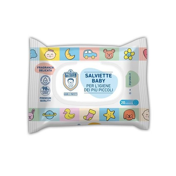 DR PROTEC SALVIETTINE BB CM AVENA 20 PZ