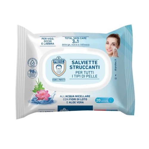 DR PROTEC SALVIETTINE STRUCCANTI 20 PZ